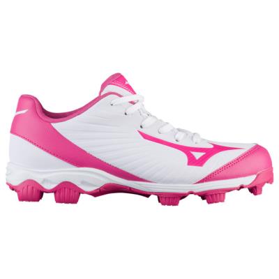 Mizuno Softball Cipő Női 9-spike Advanced Finch Franchise 7 Fehér/Rózsaszín,UJO98273